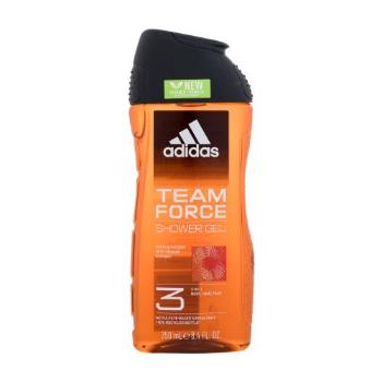 Adidas Team Force Shower Gel 3-In-1 New Cleaner Formula 250 ml żel pod prysznic dla mężczyzn
