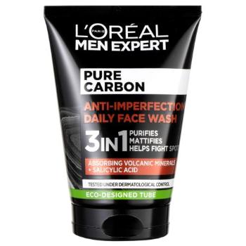 L'Oréal Paris Men Expert Pure Carbon Anti-Imperfection 3in1 100 ml żel oczyszczający dla mężczyzn