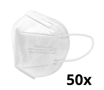 Respirator rozmiar dziecięcy FFP2 ROSIMASK MR-12 NR biały 50 szt.