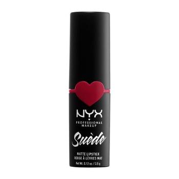 NYX Professional Makeup Suède Matte Lipstick 3,5 g pomadka dla kobiet 09 Spicy