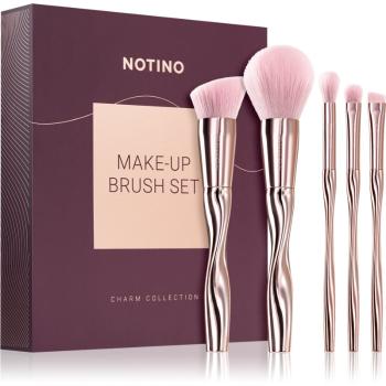 Notino Charm Collection Make-up brush set zestaw pędzli Pink