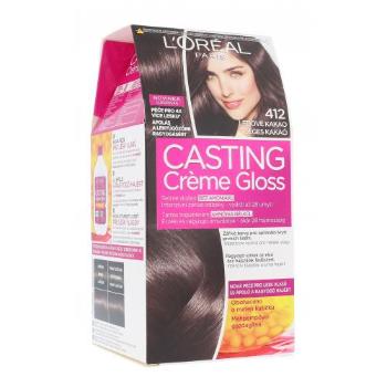 L'Oréal Paris Casting Creme Gloss 48 ml farba do włosów dla kobiet 412 Iced Cocoa