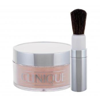 Clinique Blended Face Powder And Brush 35 g puder dla kobiet Uszkodzone pudełko 04 Transparency