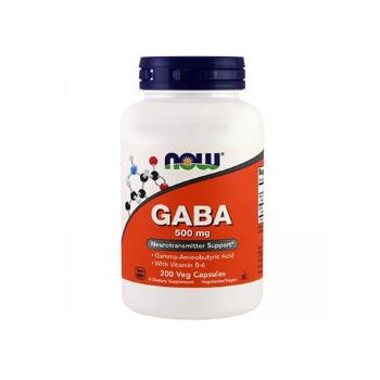 NOW GABA 500mg with B6 - 200vcaps
