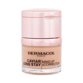 Dermacol Caviar Long Stay Make-Up & Corrector 30 ml podkład dla kobiet 3 Nude