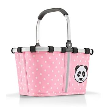 reisenthel® Koszyk carrybag XS kids panda, kropki różowe