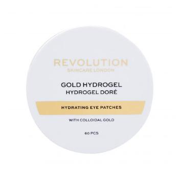 Revolution Skincare Gold Hydrogel Hydrating Eye Patches 60 szt maseczka na okolice oczu dla kobiet