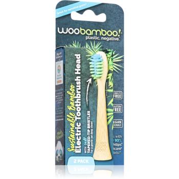 Woobamboo Eco Electric Toothbrush Head końcówki wymienne do szczoteczki do zębów z bambusa Compatible with Philips Sonicare 2 szt.