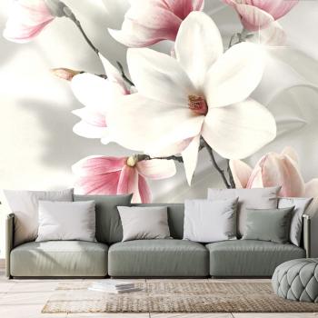 Samoprzylepna tapeta biała magnolia - 150x100