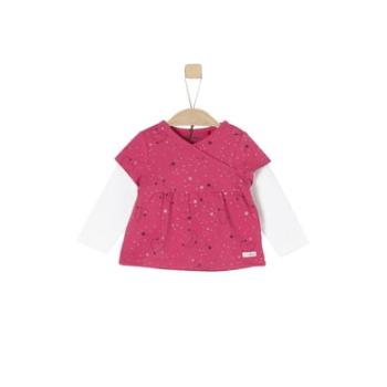 s.Oliver Girl s koszula z długim rękawem fioletowa / różowa