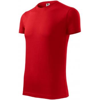 Modna koszulka męska, czerwony, L