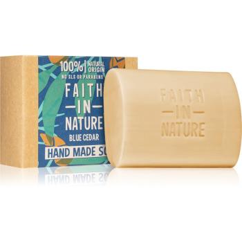 Faith In Nature Hand Made Soap Blue Cedar naturalne mydło 100 g