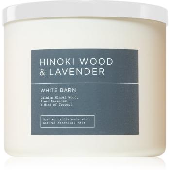 Bath & Body Works Hinoki Wood & Lavender świeczka zapachowa 411 g