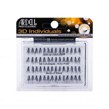 Ardell 3D Individuals Duralash Knot-Free 56 szt sztuczne rzęsy dla kobiet Uszkodzone pudełko Medium Black