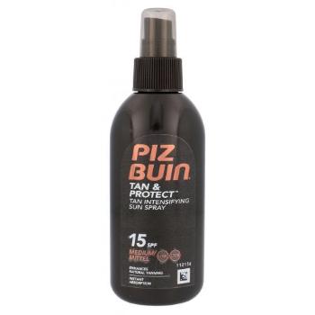 PIZ BUIN Tan Intensifier Sun Spray SPF15 150 ml preparat do opalania ciała dla kobiet uszkodzony flakon