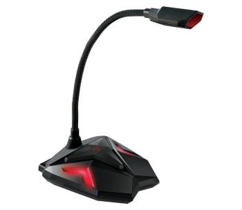 Yenkee - LED Gamingowy mikrofon USB 5V czarny/czerwony
