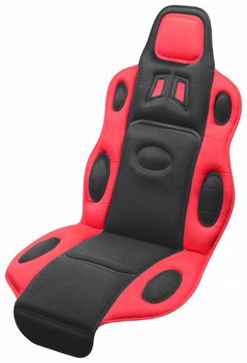 Pokrowiec na siedzenie Race - czarno / czerwony