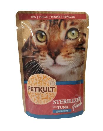 PETKULT cat pouch STERILISED tuńczyk - 100g (10ks - multipack)