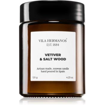 Vila Hermanos Apothecary Vetiver & Salt Wood świeczka zapachowa 120 g