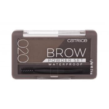 Catrice Brow Powder Set Waterproof 4 g y i palety do brwi dla kobiet 020 Ash Brown
