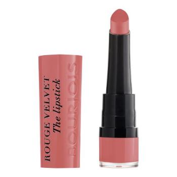 BOURJOIS Paris Rouge Velvet The Lipstick 2,4 g pomadka dla kobiet 02 Flaming´rose