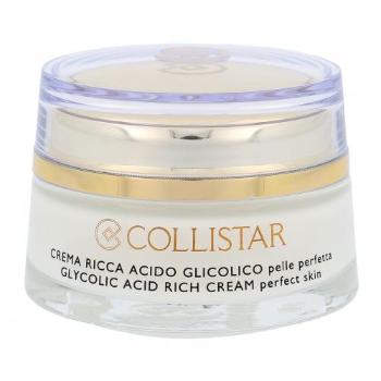 Collistar Pure Actives Glycolic Acid Rich Cream 50 ml krem do twarzy na dzień dla kobiet Uszkodzone pudełko