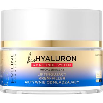 Eveline Cosmetics Bio Hyaluron 3x Retinol System krem liftingujący na dzień i na noc 50+ 50 ml