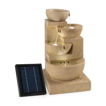 Blumfeldt Korinth Ogrodowa fontanna ozdobna 3W panel solarny LED imitacja piasko