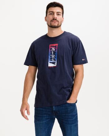 Tommy Jeans Vertical Logo Koszulka Niebieski