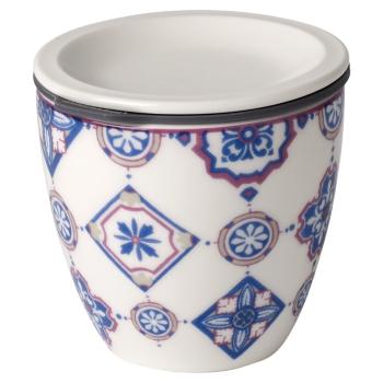 Niebiesko-biały porcelanowy pojemnik na żywność Villeroy & Boch Like To Go, ø 7,3 cm