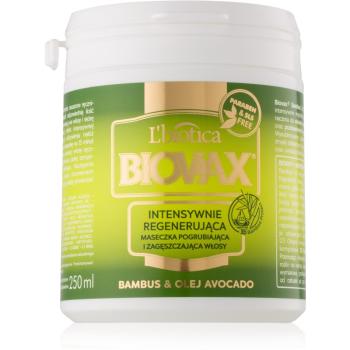 L’biotica Biovax Bamboo & Avocado Oil maseczka regenerująca do włosów 250 ml