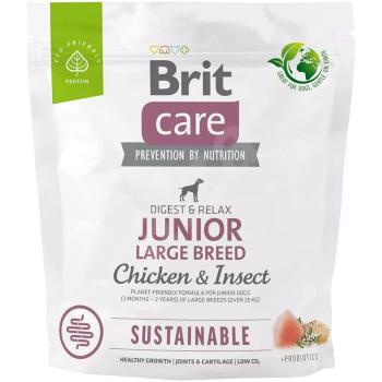 BRIT Care Sustainable Junior Large Breed z kurczakiem i insektami 1 kg