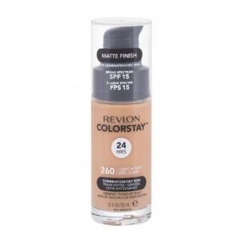 Revlon Colorstay Combination Oily Skin SPF15 30 ml podkład dla kobiet 260 Light Honey