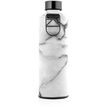 Equa Mismatch szklana butelka na wodę + osłona ze sztucznej skóry kolor Stone 750 ml