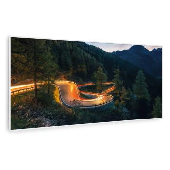 Klarstein Wonderwall Air Art Smart, panel grzewczy na podczerwień, górska droga, 120 x 60 cm, 700 W