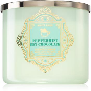 Bath & Body Works Peppermint Hot Chocolate świeczka zapachowa 411 g