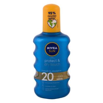 Nivea Sun Protect & Dry Touch Invisible Spray SPF20 200 ml preparat do opalania ciała unisex uszkodzony flakon