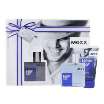 Mexx Life Is Now For Him zestaw Edt 30ml + 50ml Żel pod prysznic dla mężczyzn Uszkodzone pudełko