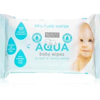 Beauty Formulas Baby Aqua chusteczki nawilżane dla dzieci 56 szt.