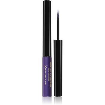 Max Factor Colour X-pert wodoodporny eyeliner odcień 03 Metallic Lilac 1.70 ml