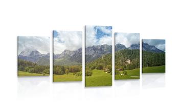 5-częściowy obraz malownicza Austria - 200x100