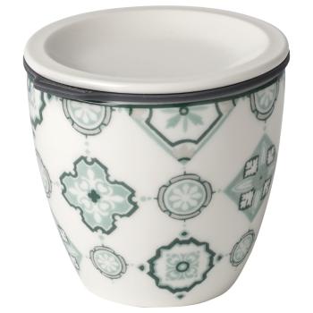 Zielono-biały porcelanowy pojemnik na żywność Villeroy & Boch Like To Go, ø 7,3 cm