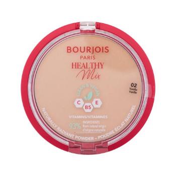 BOURJOIS Paris Healthy Mix Clean & Vegan Naturally Radiant Powder 10 g puder dla kobiet 02 Vanilla