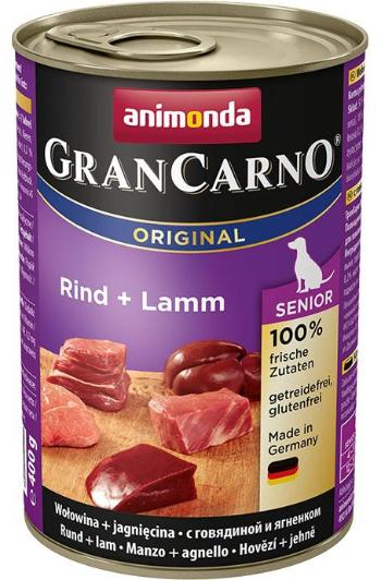 Animonda dog konserwa Gran Carno Senior wołowiny / jagnięciny - 400g
