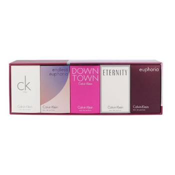 Calvin Klein Mini Set 1 zestaw 5ml Edp Eternity + 4ml Edp Euphoria + 10ml Edt One + 5ml Edp Endless Euphoria + 5ml Edp Downtown dla kobiet