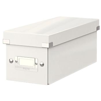 Białe pudełko do przechowywania z pokrywką Click&Store – Leitz