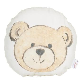 Poduszka dziecięca z domieszką bawełny Mike & Co. NEW YORK Pillow Toy Bearie, 23x23 cm