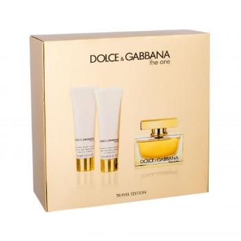 Dolce&Gabbana The One zestaw Edp 75ml + 50ml Balsam + 50ml Żel pod prysznic dla kobiet