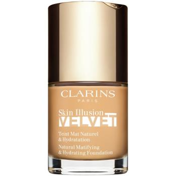 Clarins Skin Illusion Velvet podkład w płynie z matowym wykończeniem o działaniu odżywczym odcień 105.5W 30 ml