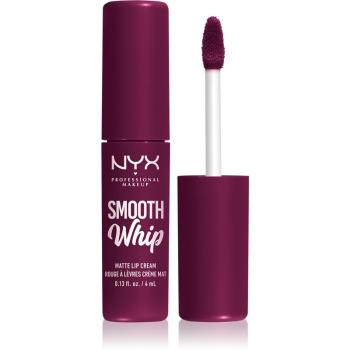 NYX Professional Makeup Smooth Whip Matte Lip Cream jedwabista pomadka o działaniu wygładzającym odcień 11 Berry Bed Sheers 4 ml